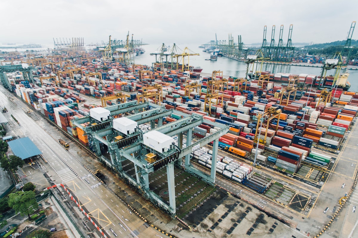 Commercial shipping operations and port logistics